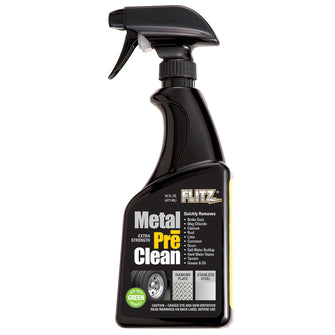 Flitz Metal Pre-Clean - All Metals Icluding Stainless Steel - 16oz Spray Bottle | AL 01706