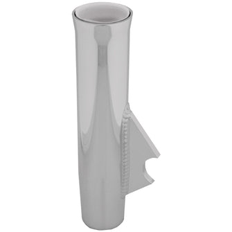 TACO Flared Weld-On Rod Holder 9-3/4"L x 1-3/4"ID - White Liner Polished Finish - 3/8" Coped Blade | F31-2230BXY-4A