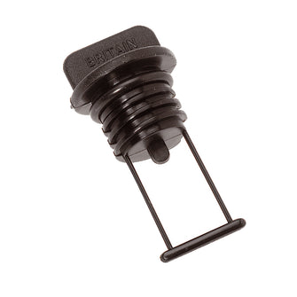 Barton Marine Drain Plug - 15mm (19/32") Bore - Black | 42 357