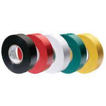 Ancor Premium Assorted Electrical Tape - 1/2" x 20' - Black / Red / White / Green / Yellow | 339066