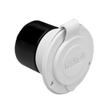 Marinco 15A 125V On-Board Charger Inlet - Front Mount - White | 150BBIW