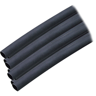 Ancor Adhesive Lined Heat Shrink Tubing (ALT) - 1/4" x 6" - 10-Pack - Black | 303106