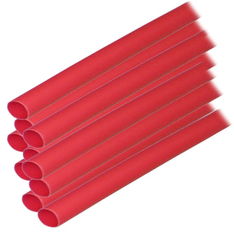 Ancor Adhesive Lined Heat Shrink Tubing (ALT) - 1/4" x 12" - 10-Pack - Red | 303624