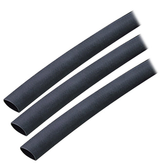 Ancor Adhesive Lined Heat Shrink Tubing (ALT) - 3/8" x 3" - 3-Pack - Black | 304103