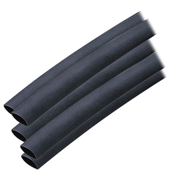 Ancor Adhesive Lined Heat Shrink Tubing (ALT) - 3/8" x 6" - 5-Pack - Black | 304106