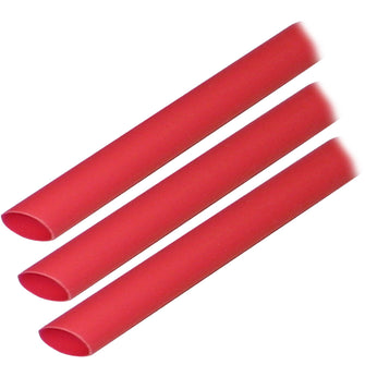 Ancor Adhesive Lined Heat Shrink Tubing (ALT) - 3/8" x 3" - 3-Pack - Red | 304603