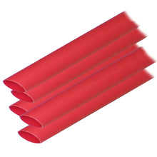 Ancor Adhesive Lined Heat Shrink Tubing (ALT) - 1/2" x 12" - 5-Pack - Red | 305624