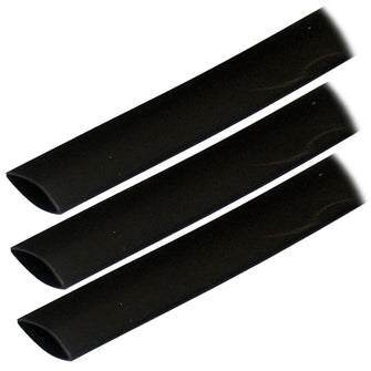 Ancor Adhesive Lined Heat Shrink Tubing (ALT) - 3/4" x 3" - 3-Pack - Black | 306103