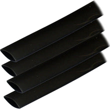 Ancor Adhesive Lined Heat Shrink Tubing (ALT) - 3/4" x 6" - 4-Pack - Black | 306106