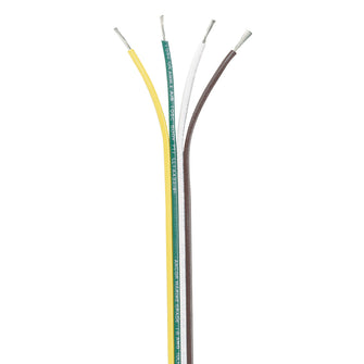 Ancor Ribbon Bonded Cable - 16/4 AWG - Brown/Green/White/Yellow - Flat - 250' | 154525