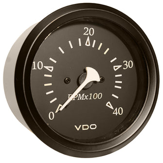 VDO Cockpit Marine 85mm (3-3/8") Diesel Tachometer - Black Dial/Bezel | 333-11797