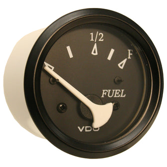 VDO Cockpit Marine 52mm (2-1/16") Fuel Level Gauge - Black Dial/Bezel | 301-11802