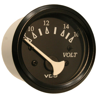 VDO Cockpit Marine 52mm (2-1/16") Voltmeter- Black Dial/Bezel | 332-11805