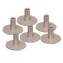 Weld Mount Stainless Steel Standoff 1.25" Base 1/4" x 20 Thread .75  Tall - 6-Pack | 142012304