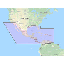 Furuno Central America, Caribbean &amp; Part of Mexico Vector Chart - 3D Data &amp; Standard Resolution Satellite Photos - Unlock Code | MM3-VNA-027