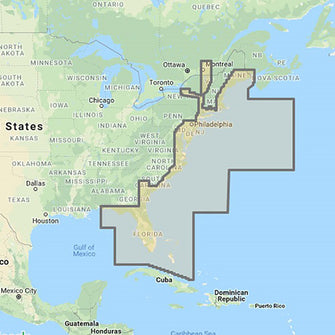 Furuno MM3-FNA-022 C-MAP Fishing Chart US East Coast &amp; Bahamas *Needs System ID# To Process | MM3-FNA-022