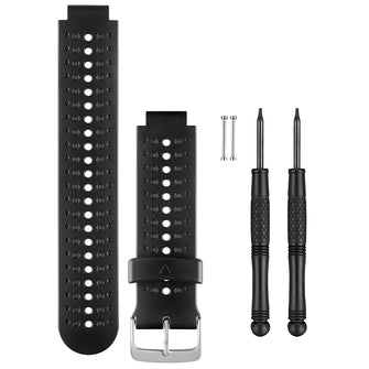 Garmin Replacement Watch Bands - Black & Gray Silicone | 010-11251-86