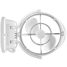 SEEKR by Caframo Sirocco II 3-Speed 7" Gimbal Fan - White - 12-24V | 7010CAWBX