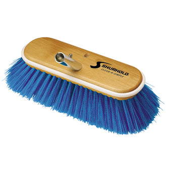 Shurhold 10" Extra-Soft Deck Brush - Blue Nylon Bristles | 975