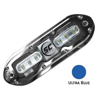 Shadow-Caster SCM-6 LED Underwater Light w/20' Cable - 316 SS Housing - Ultra Blue | SCM-6-UB-20