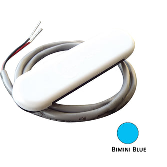 Shadow-Caster Courtesy Light w/2' Lead Wire - White ABS Cover - Bimini Blue - 4-Pack | SCM-CL-BB-4PACK