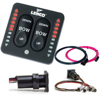 Lenco LED Indicator Integrated Tactile Switch Kit w/Pigtail f/Dual Actuator Systems | 15171-001