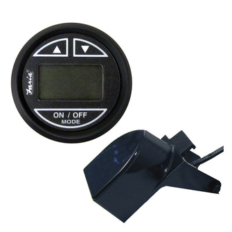 Faria Euro Black 2" Depth Sounder w/Transom Mount Transducer | 12850