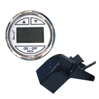 Faria Chesapeake White SS 2" Depth Sounder w/Transom Mount Transducer | 13850