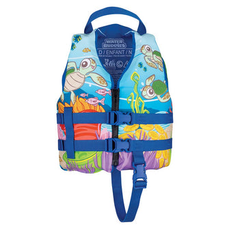 Full Throttle Water Buddies Vest - Child 30-50lbs - Turtle | 104300-500-001-17