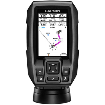 Garmin STRIKER&trade; 4 Fishfinder Worldwide Version w/77/200kHz - 4-Pin Transducer w/Transom & Trolling Motor Mounts | 010-01550-01