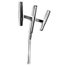 Tigress Triple Aluminum Kite Rod Holder - Bent Butt - Polished | 88158