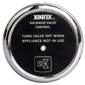 Fireboy-Xintex Propane Control &amp; Solenoid Valve w/Chrome Bezel Display | C-1C-R