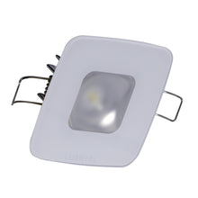 Lumitec Square Mirage Down Light - White Dimming, Red/Blue Non-Dimming - Glass Housing - No Bezel | 116198