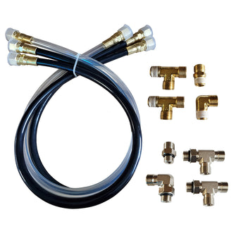 Octopus 30" Hose & Fitting Kit Including Orb & NPT Helm Fittings | OC17SUK42