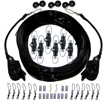 Rupp Triple Rigging Kit W/Lok-Ups & Nok-Outs - 520' Black Mono Cord | CA-0160-MO