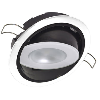 Lumitec Mirage Positionable Down Light - White Dimming - White Bezel | 115123