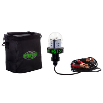 Hydro Glow HG30 30W/12V Deep Water LED Fish Light - Green Globe Style | HG30