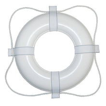 Taylor Made Foam Ring Buoy - 20" - White w/White Grab Line | 360