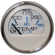 Faria Chesapeake White SS 2" Water Temperature Gauge - Metric (40 to 120&deg;C) | 13828