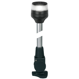 Hella Marine NaviLED 360 Compact All Round Lamp - 2nm - 12" Fold Down Base - Black | 980960301