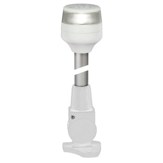 Hella Marine NaviLED 360 Compact All Round Lamp - 2nm - 12" Fold Down Base - White | 980960311