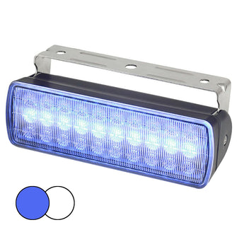 Hella Marine Sea Hawk XL Dual Color LED Floodlights - Blue/White LED - Black Housing | 980950061