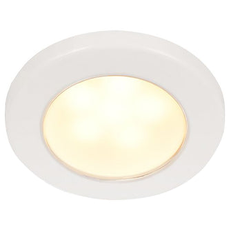 Hella Marine EuroLED 75 3" Round Screw Mount Down Light - Warm White LED - White Plastic Rim - 12V | 958109011