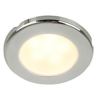 Hella Marine EuroLED 75 3" Round Screw Mount Down Light - Warm White LED - Stainless Steel Rim - 24V | 958109121