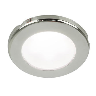 Hella Marine EuroLED 75 3" Round Screw Mount Down Light - White LED - Stainless Steel Rim - 12V | 958110021