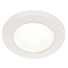 Hella Marine EuroLED 75 3" Round Screw Mount Down Light - White LED - White Plastic Rim - 24V | 958110111