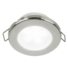 Hella Marine EuroLED 75 3" Round Spring Mount Down Light - White LED - Stainless Steel Rim - 24V | 958110621