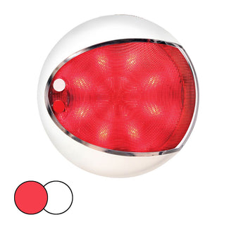 Hella Marine EuroLED 130 Surface Mount Touch Lamp - Red/White LED - White Housing | 959950121