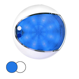 Hella Marine EuroLED 175 Surface Mount Touch Lamp - Blue/White LED - White Housing | 959951121