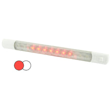 Hella Marine Surface Strip Light w/Switch - White/Red LEDs - 12V | 958121001